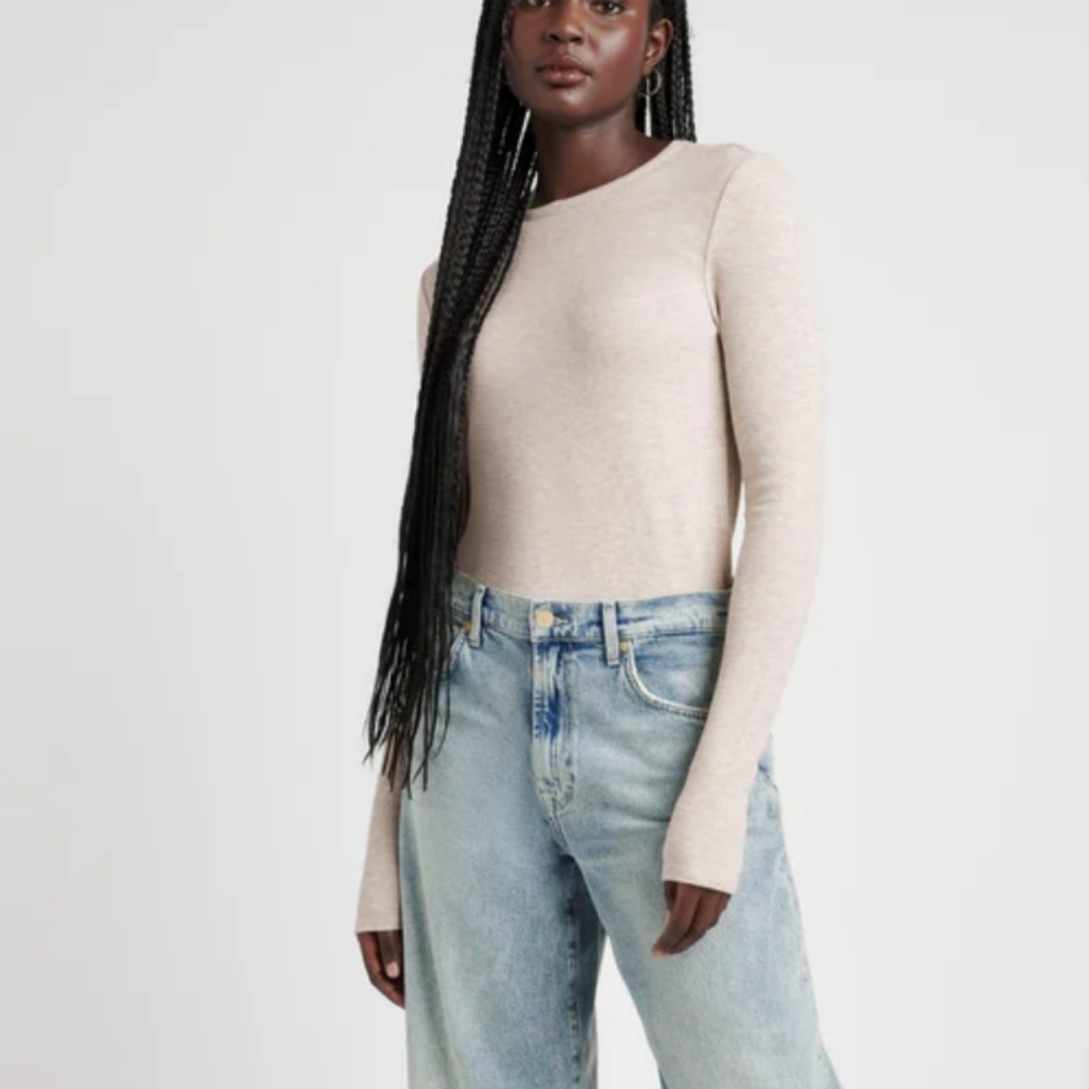 Shimmer Long Sleeve Tee - Splendid Collection